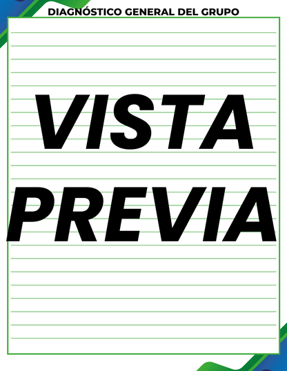 Agenda Formal Verde-azul MAESTRO Preescolar