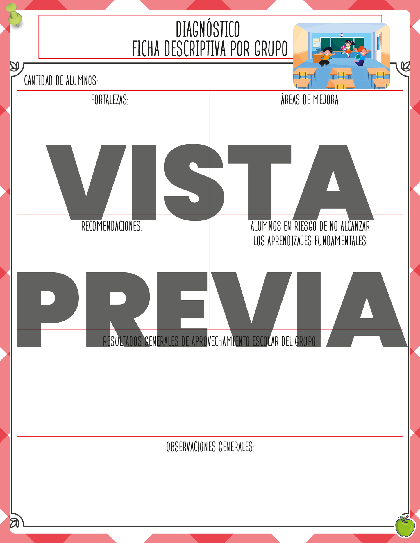 Agenda Roja MAESTRO Secundaria Ciclo Escolar 2024 - 2025 en PDF