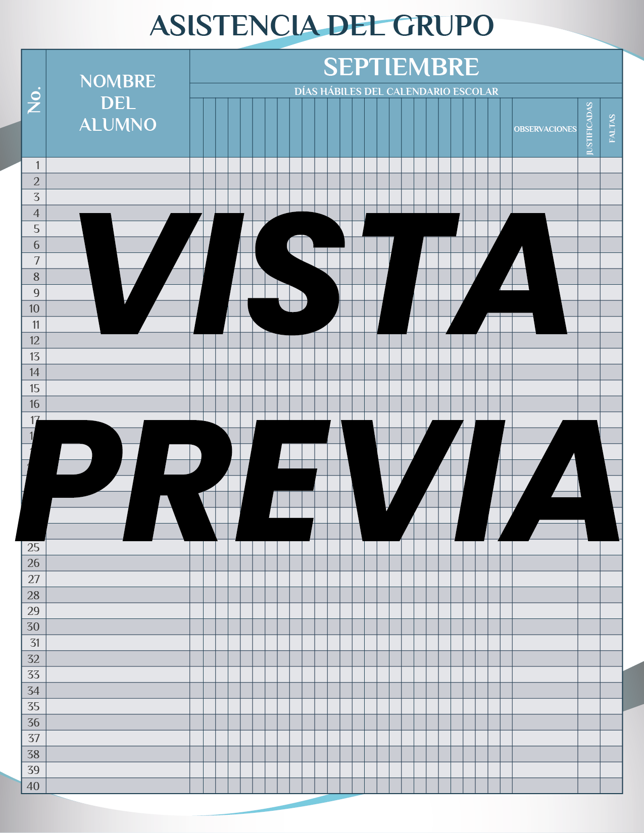 Agenda Formal Azul MAESTRO Primaria