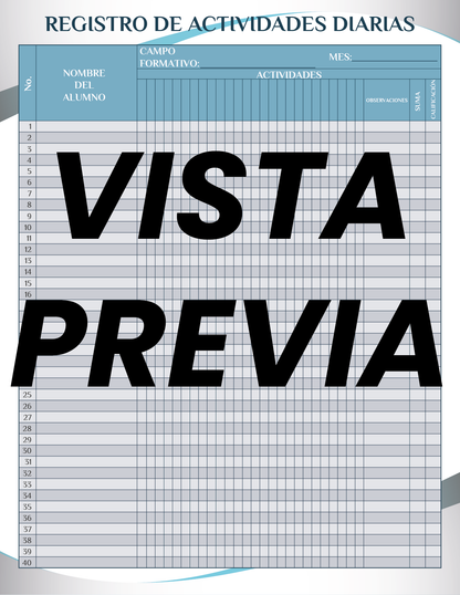 Agenda Formal Azul MAESTRO Primaria