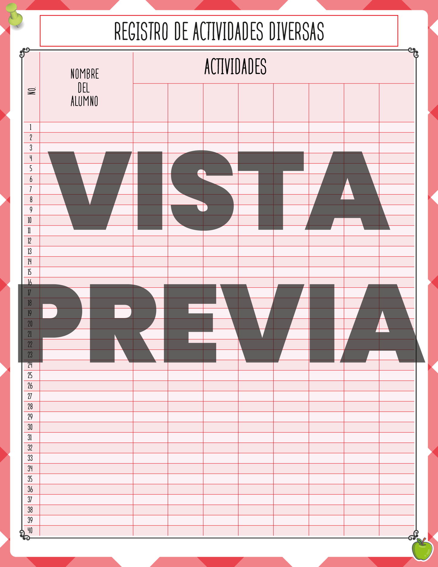 Agenda Roja MAESTRO Secundaria Ciclo Escolar 2024 - 2025 en PDF