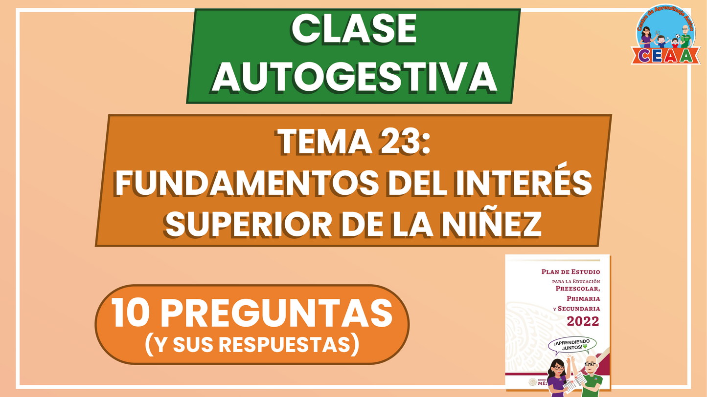 Clase Autogestiva Tema: 23