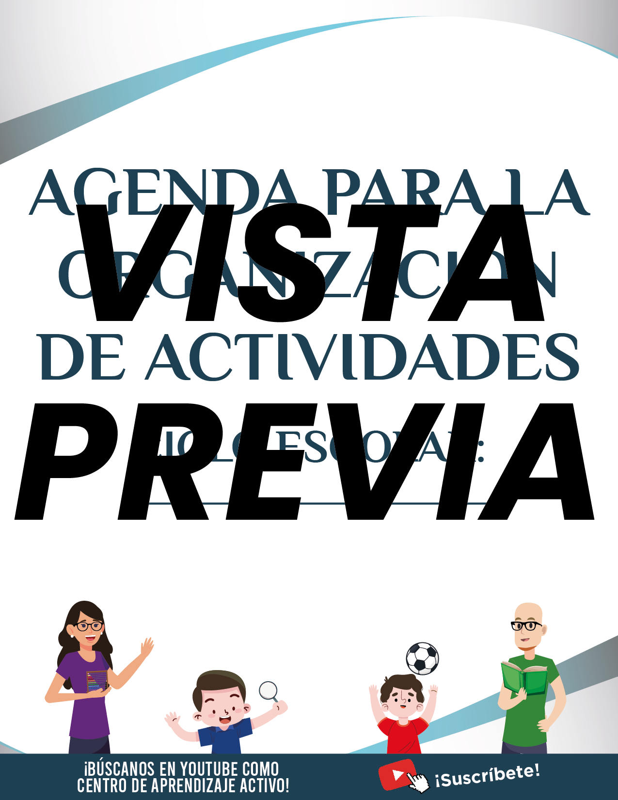 Agenda forma Azul SUPERVISOR Primaria