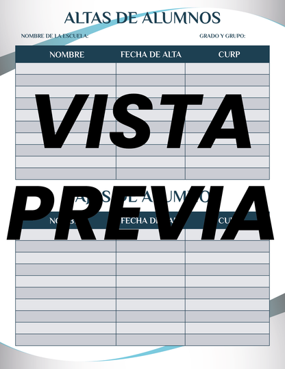 Agenda forma Azul SUPERVISOR Primaria