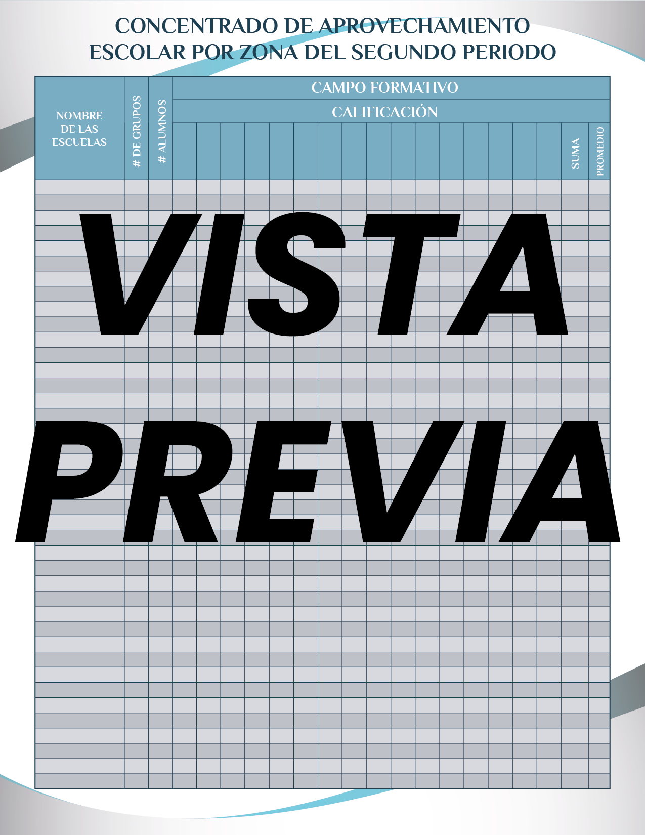 Agenda forma Azul SUPERVISOR Primaria