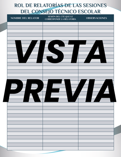 Agenda forma Azul SUPERVISOR Primaria