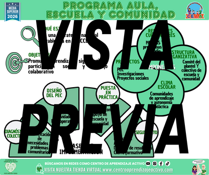Infografía PROGRAMA AULA, ESCUELA Y COMUNIDAD - MEDIA SUPERIOR