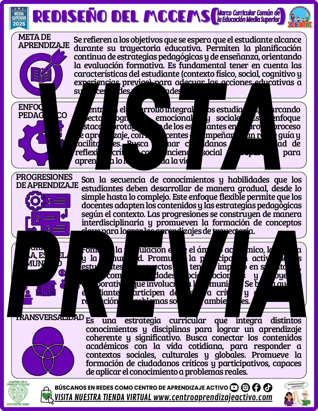 Infografía REDISEÑO DEL MCCEMS - MEDIA SUPERIOR