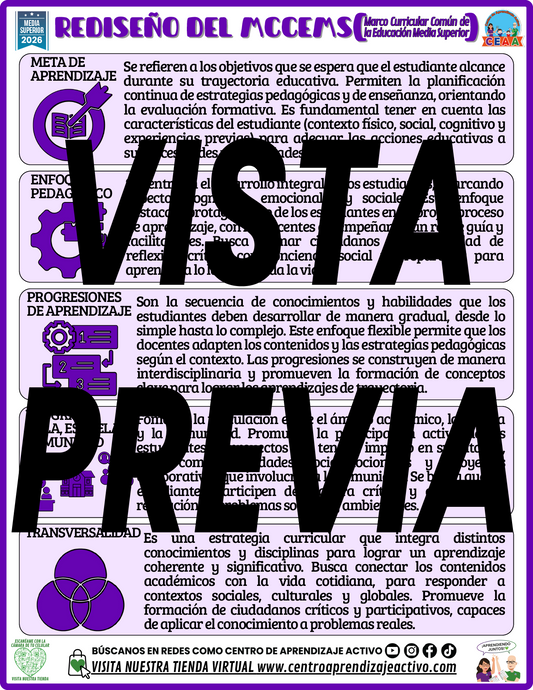 Infografía REDISEÑO DEL MCCEMS - MEDIA SUPERIOR