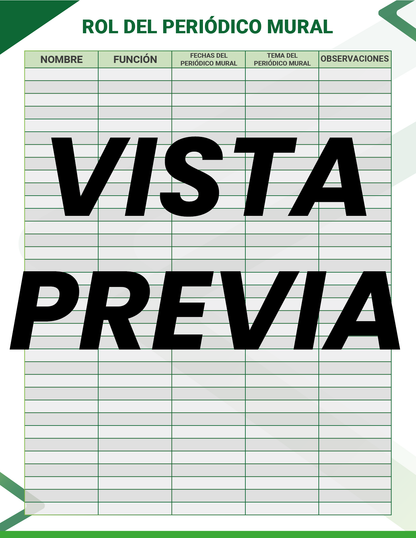 Agenda Formal Verde DIRECTOR Primaria