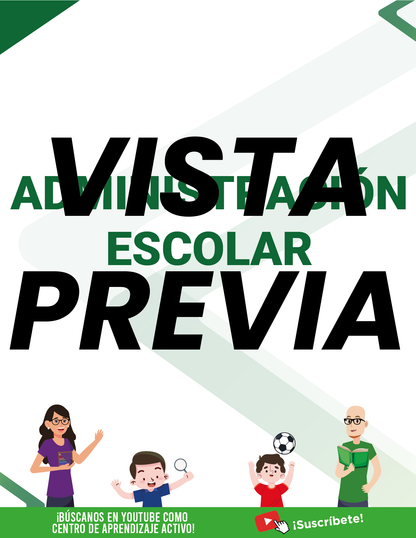 Agenda Formal Verde DIRECTOR Primaria