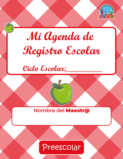 Agenda Manzana MAESTRO Preescolar