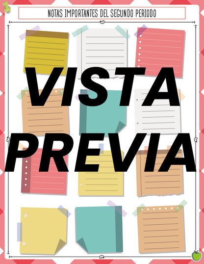 Agenda Manzana MAESTRO Preescolar