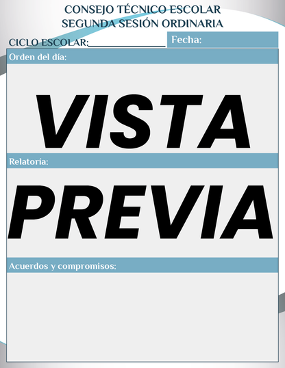 Agenda Formal Azul MAESTRO Secundaria