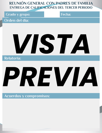 Agenda Formal Azul MAESTRO Secundaria