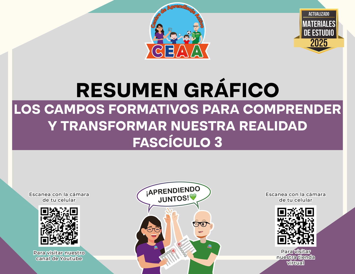 Resumen Gráfico ¡Aprendamos en Comunidad! Los campos formativos para comprender y transformar nuestra realidad Fascículo 3