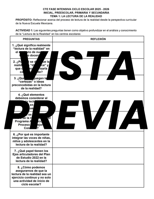 FORMATOS DE PRODUCTOS TEMAS 1 Y 2 FASE INTENSIVA 2025-2026 EDITABLE EN WORD