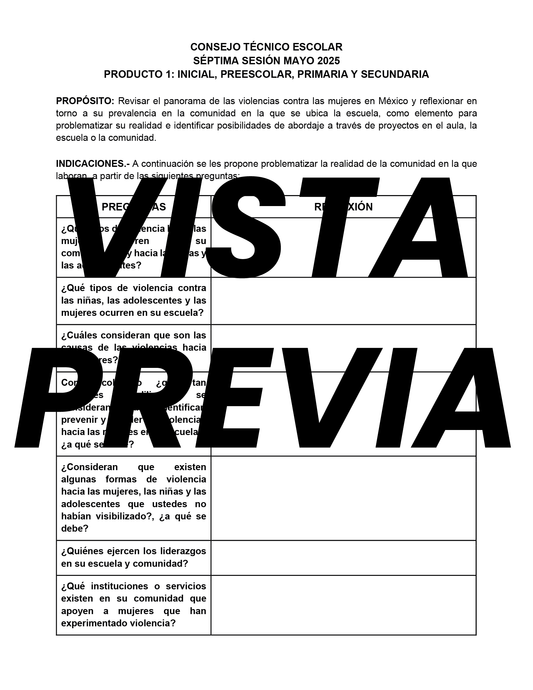 Formatos de Productos CTE Sesión 7 Mayo 2025 Editables