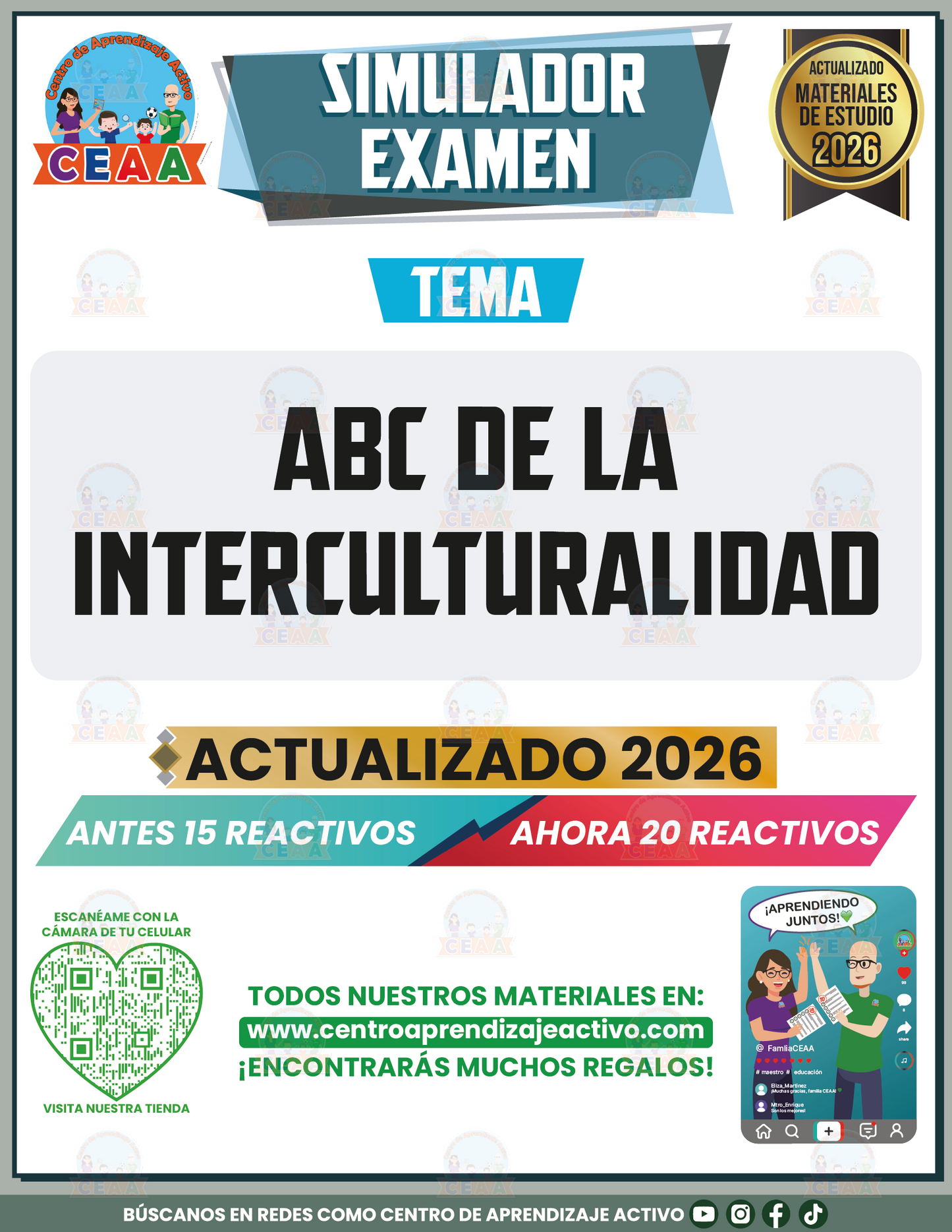 Simulador de Examen - ABC de la Interculturalidad en PDF