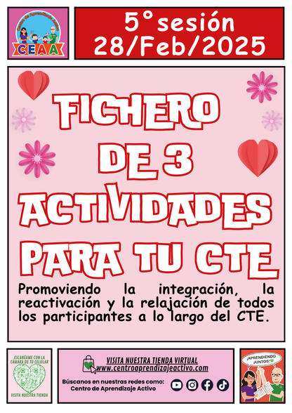 Infografía Fichero 3 Actividades para tu CTE Sesión 5