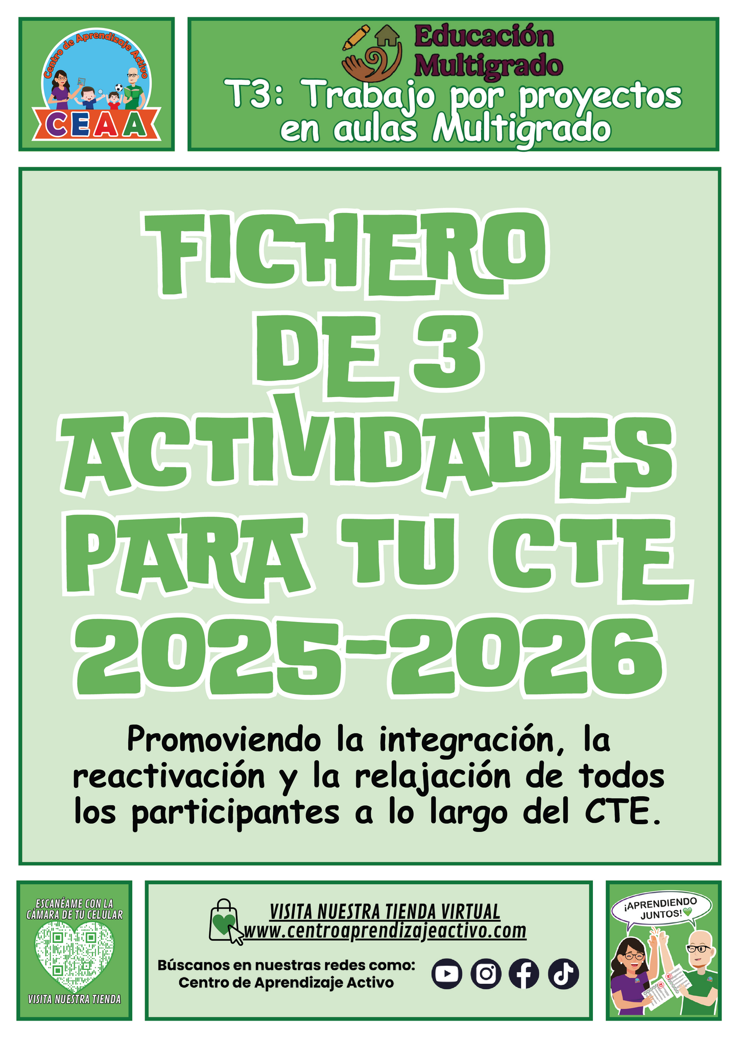 Fichero 3 Actividades para tu CTE Multigrado Tema 3