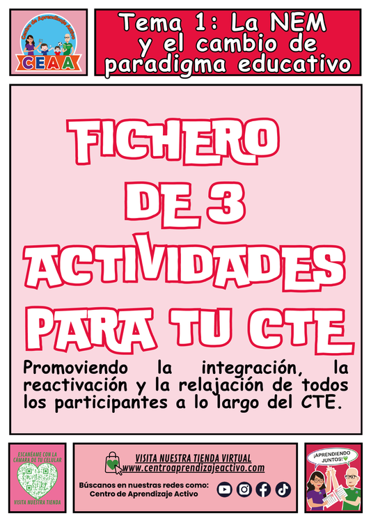 Fichero 3 Actividades CTE Tema 1: La NEM y el cambio de paradigma educativo