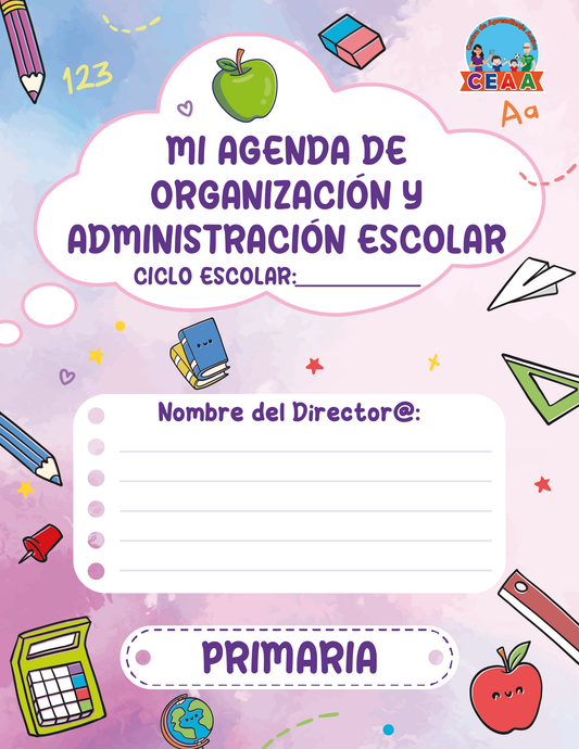 Agenda Colorida DIRECTOR Primaria