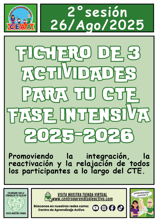 Fichero de 3 Actividades para CTE Fase Intensiva Sesión 2