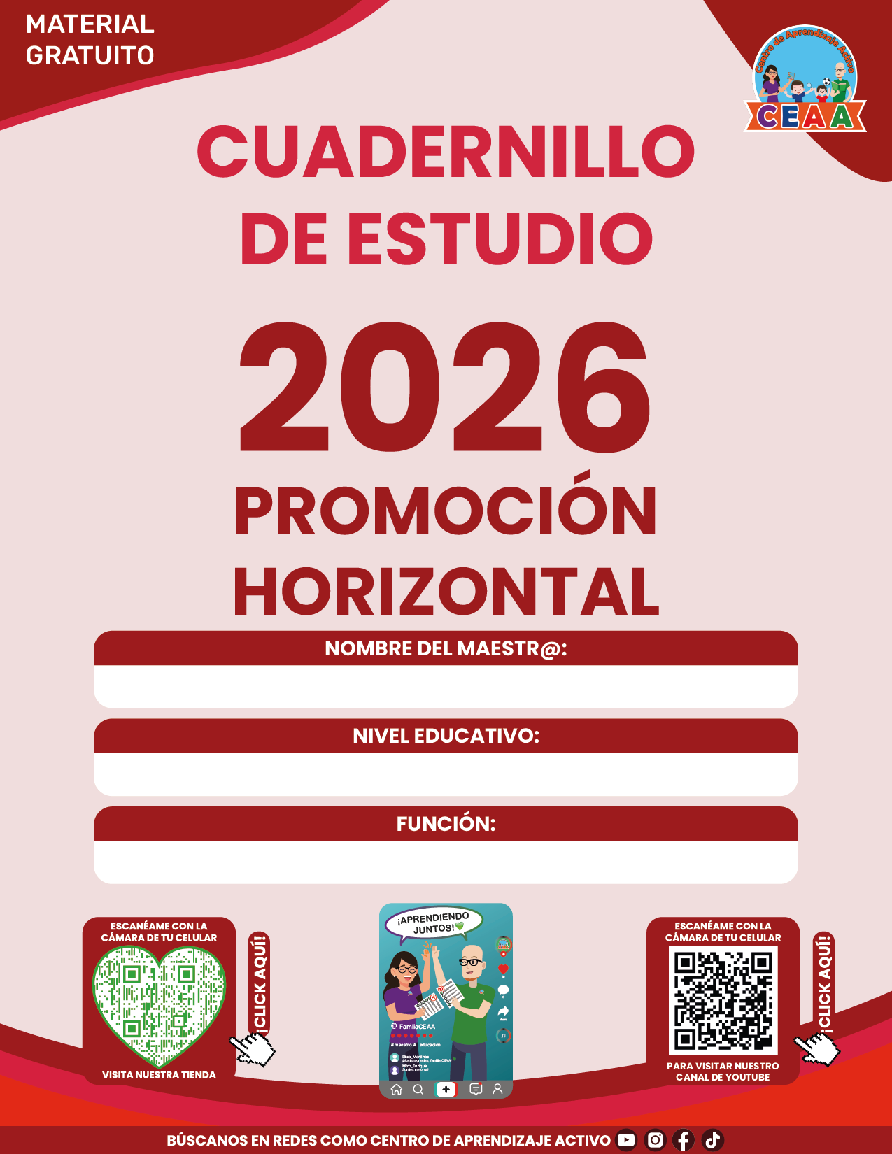 Cuadernillo Promoción Horizontal Educación Básica 2026 en PDF