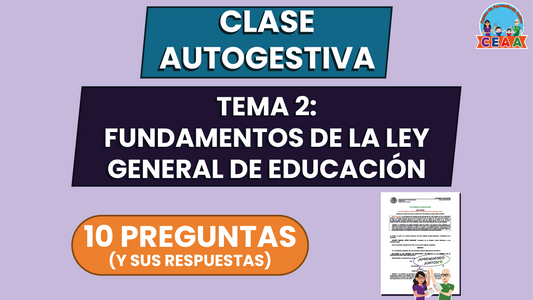 Clase Autogestiva Tema: 2