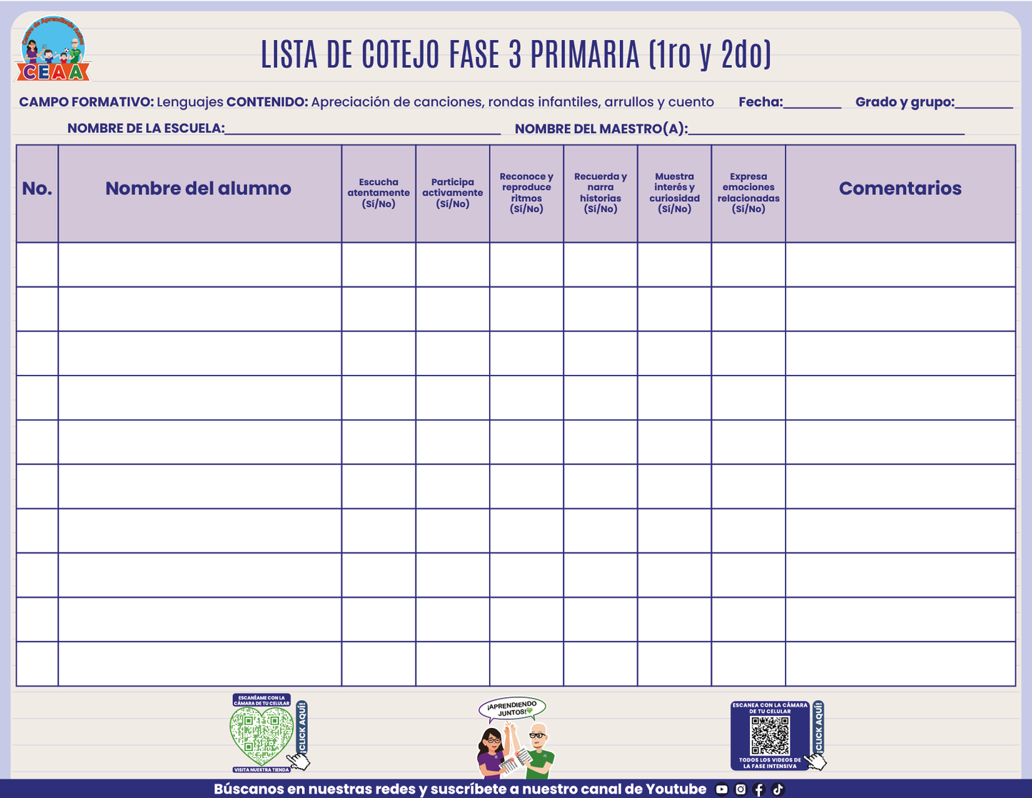 FASE 3 LENGUAJES Apreciación de canciones, rondas infantiles, arrullos y cuentos.