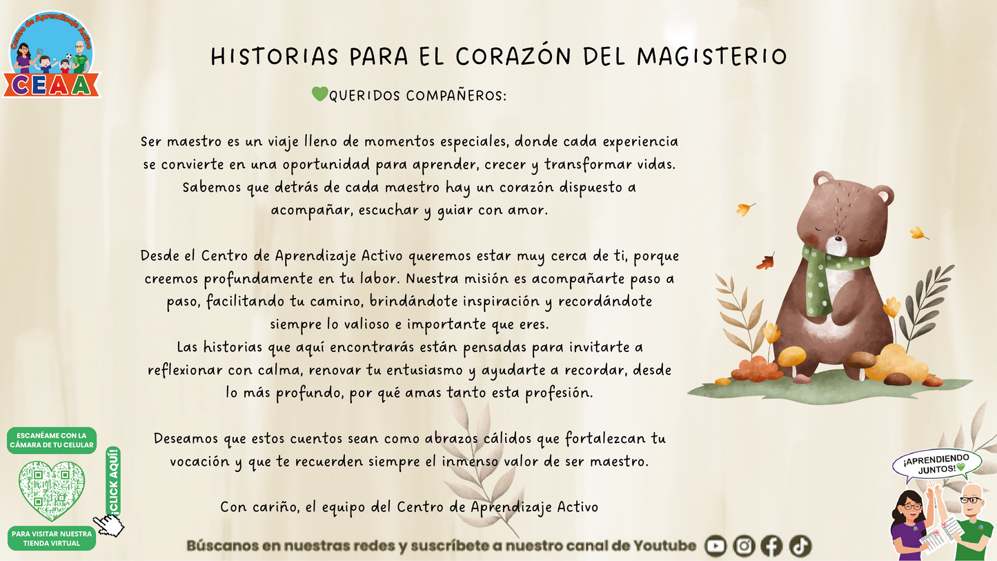 Historias para Maestros - El descanso de Benito en (Editable en PowerPoint)