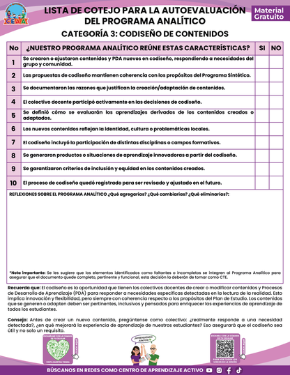 AUTOEVALUACIÓN DEL PROGRAMA ANALÍTICO en PDF