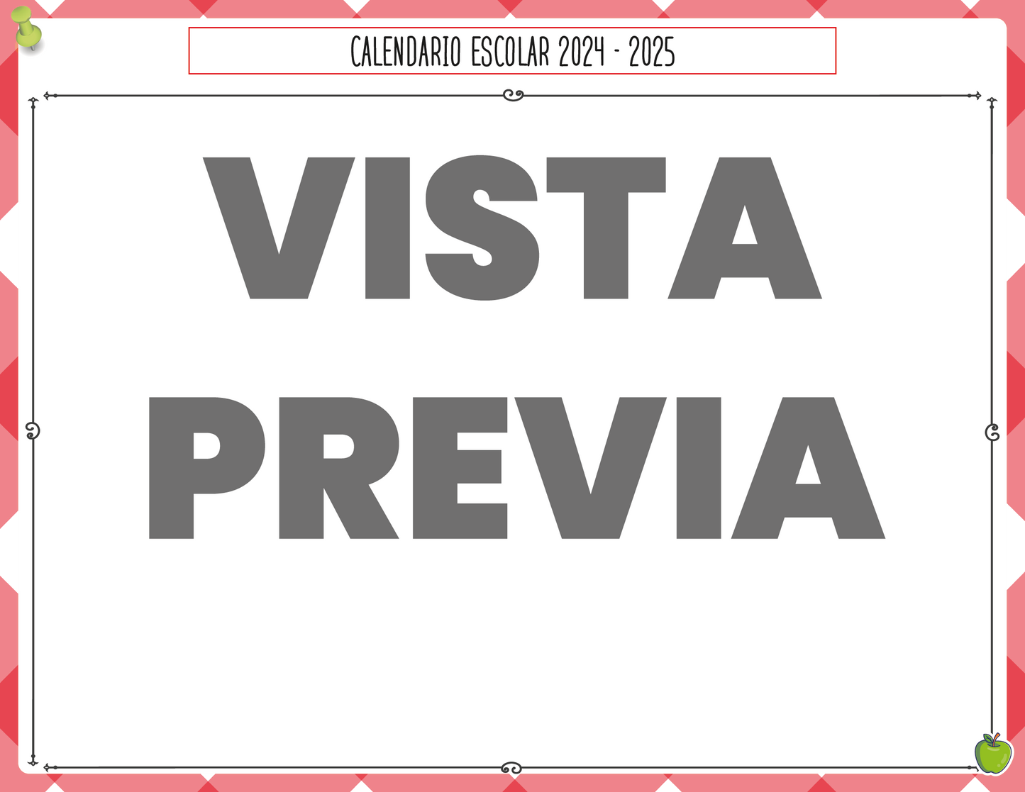 Agenda Roja DIRECTOR Primaria Ciclo Escolar 2024 - 2025 en PDF