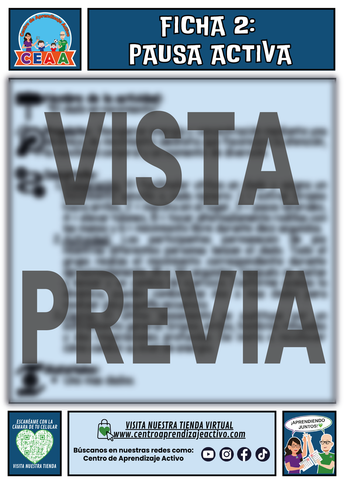 Fichero de 3 Actividades para tu CTE Educación Básica Tema 3