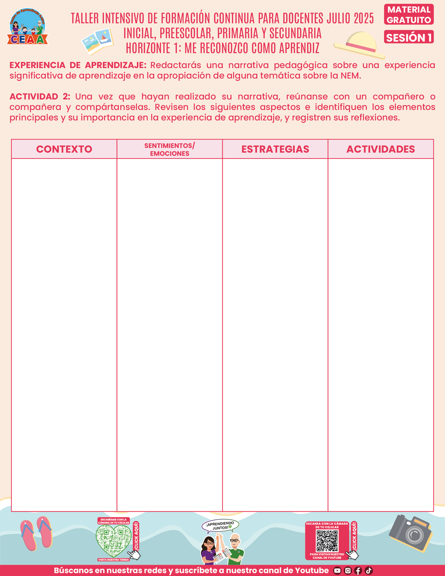 Formato de Productos Taller Intensivo Julio 2025 Sesión 1 en PDF