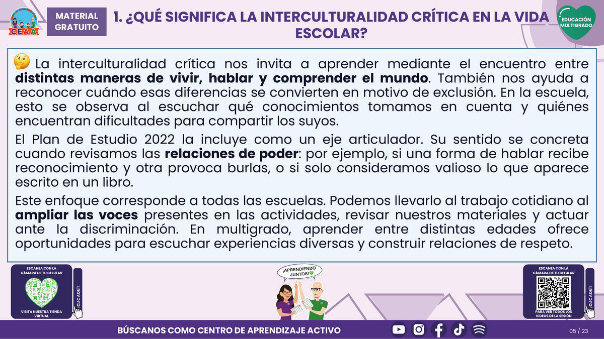 Resumen CTE del Tema 2 Educación Multigrado: INTERCULTURALIDAD CRÍTICA, LENGUAS Y SABERES ¿CÓMO APRENDER DESDE LA DIVERSIDAD DE NUESTRA COMUNIDAD EN EL AULA? en PDF