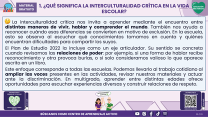 Resumen CTE del Tema 2 Educación Multigrado: INTERCULTURALIDAD CRÍTICA, LENGUAS Y SABERES ¿CÓMO APRENDER DESDE LA DIVERSIDAD DE NUESTRA COMUNIDAD EN EL AULA? en PDF