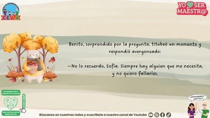 Historias para Maestros - El descanso de Benito en (Editable en PowerPoint)