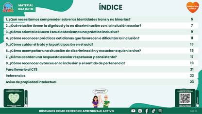Resumen CTE del Tema 5 Educación Básica: INFANCIAS Y ADOLESCENCIAS TRANS Y NO BINARIAS ¿CÓMO CONSTRUIR UNA ESCUELA DONDE TODAS LAS PERSONAS SE SIENTAN RESPETADAS Y PUEDAN APRENDER? en PDF