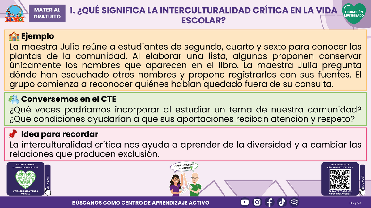 Resumen CTE del Tema 2 Educación Multigrado: INTERCULTURALIDAD CRÍTICA, LENGUAS Y SABERES ¿CÓMO APRENDER DESDE LA DIVERSIDAD DE NUESTRA COMUNIDAD EN EL AULA? en PDF