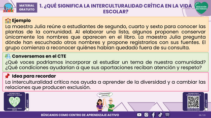 Resumen CTE del Tema 2 Educación Multigrado: INTERCULTURALIDAD CRÍTICA, LENGUAS Y SABERES ¿CÓMO APRENDER DESDE LA DIVERSIDAD DE NUESTRA COMUNIDAD EN EL AULA? en PDF