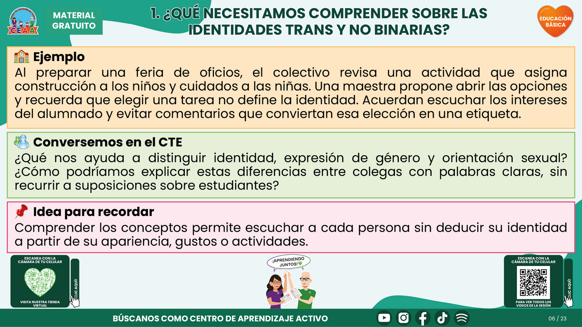 Resumen CTE del Tema 5 Educación Básica: INFANCIAS Y ADOLESCENCIAS TRANS Y NO BINARIAS ¿CÓMO CONSTRUIR UNA ESCUELA DONDE TODAS LAS PERSONAS SE SIENTAN RESPETADAS Y PUEDAN APRENDER? en PDF