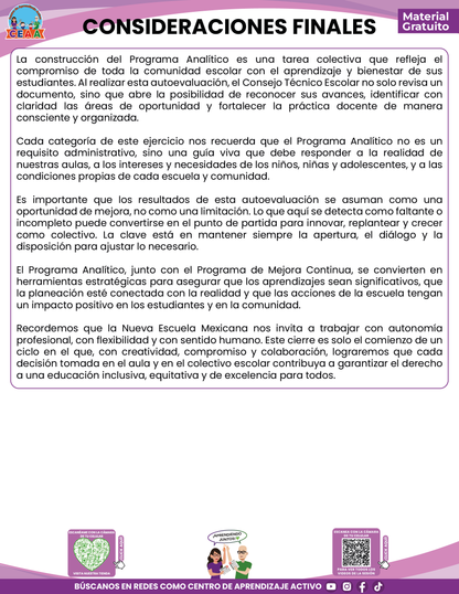 AUTOEVALUACIÓN DEL PROGRAMA ANALÍTICO en PDF