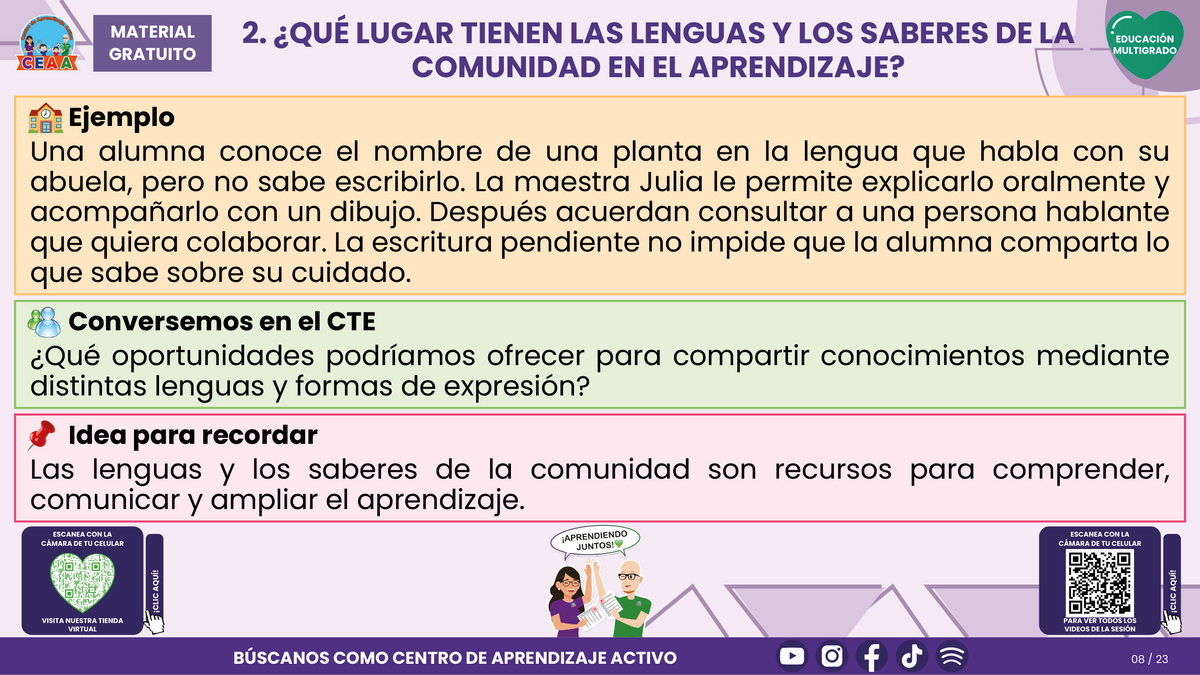Resumen CTE del Tema 2 Educación Multigrado: INTERCULTURALIDAD CRÍTICA, LENGUAS Y SABERES ¿CÓMO APRENDER DESDE LA DIVERSIDAD DE NUESTRA COMUNIDAD EN EL AULA? en PDF