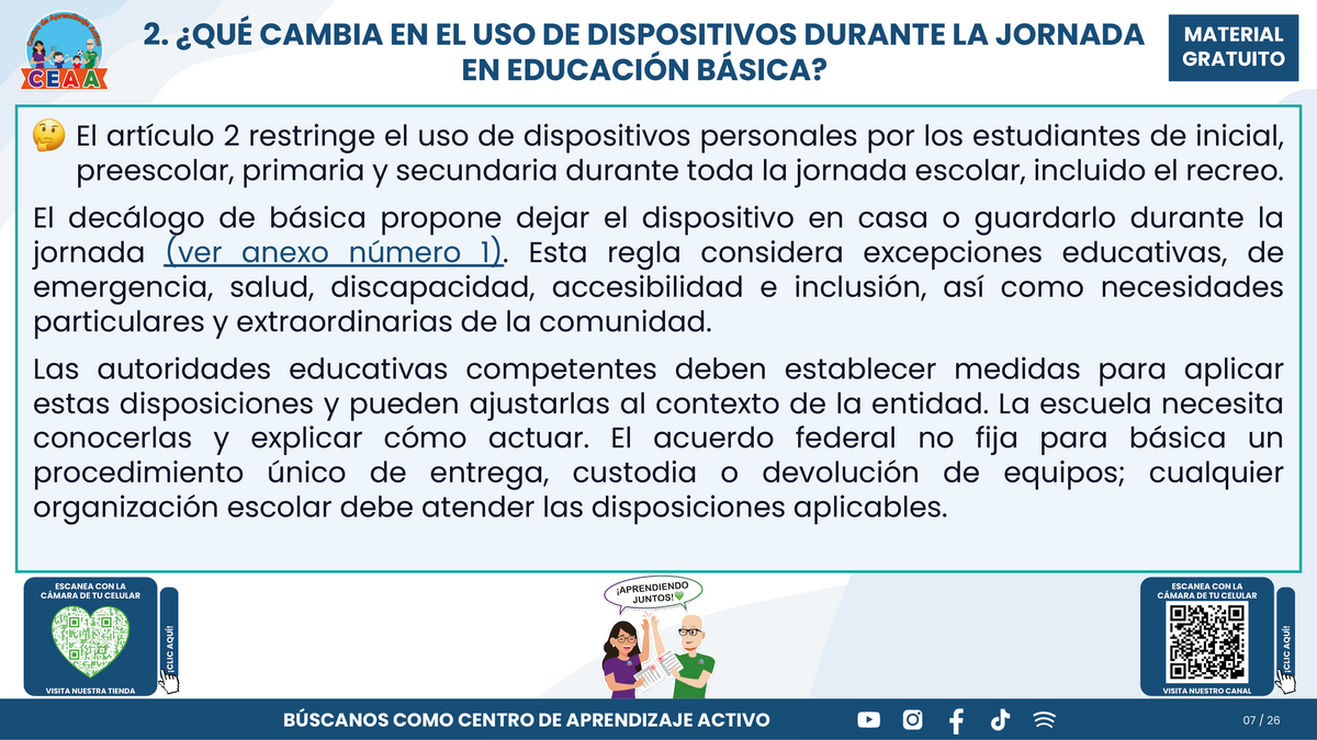 Resumen CTE Sesión 1 Tema: NUEVO ACUERDO 09/09/26 SOBRE EL USO RESPONSABLE Y SEGURO DE DISPOSITIVOS DIGITALES PERSONALES Y TECNOLOGÍAS DE APRENDIZAJE ¿QUÉ NOS CORRESPONDE HACER COMO ESCUELA? en PDF