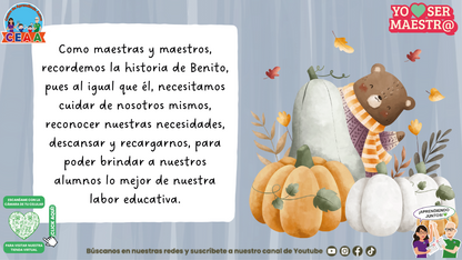 Historias para Maestros - El descanso de Benito en (Editable en PowerPoint)