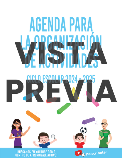 Agenda Gises MAESTRO Secundaria Ciclo Escolar 2024 - 2025