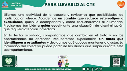 Resumen CTE del Tema 5 Educación Básica: INFANCIAS Y ADOLESCENCIAS TRANS Y NO BINARIAS ¿CÓMO CONSTRUIR UNA ESCUELA DONDE TODAS LAS PERSONAS SE SIENTAN RESPETADAS Y PUEDAN APRENDER? en PDF