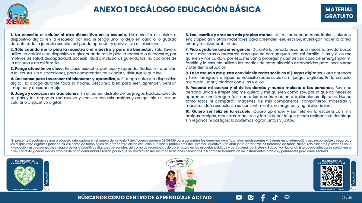 Resumen CTE Sesión 1 Tema: NUEVO ACUERDO 09/09/26 SOBRE EL USO RESPONSABLE Y SEGURO DE DISPOSITIVOS DIGITALES PERSONALES Y TECNOLOGÍAS DE APRENDIZAJE ¿QUÉ NOS CORRESPONDE HACER COMO ESCUELA? en PDF